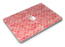 Red-Orange Watercolor Quatrefoil - MacBook Air Skin Kit