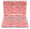 Red-Orange Watercolor Quatrefoil - MacBook Air Skin Kit