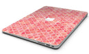 Red-Orange Watercolor Quatrefoil - MacBook Air Skin Kit