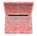 Red-Orange Watercolor Quatrefoil - MacBook Pro with Retina Display Full-Coverage Skin Kit