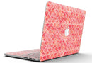 Red-Orange Watercolor Quatrefoil - MacBook Pro with Retina Display Full-Coverage Skin Kit