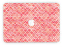 Red-Orange Watercolor Quatrefoil - MacBook Pro with Retina Display Full-Coverage Skin Kit