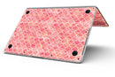 Red-Orange Watercolor Quatrefoil - MacBook Pro with Retina Display Full-Coverage Skin Kit