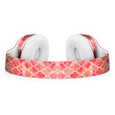 Red-Orange Watercolor Quatrefoil Full-Body Skin Kit for the Beats by Dre Solo 3 Wireless Headphones
