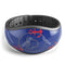 Red & Blue Seamless Anchor Pattern - Decal Skin Wrap Kit for the Disney Magic Band