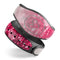 Red & Silver Glimmer Fade - Decal Skin Wrap Kit for the Disney Magic Band