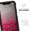 Red & Silver Glimmer Fade - Skin Kit for the iPhone OtterBox Cases