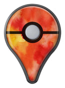 Red 53 Absorbed Watercolor Texture Pokémon GO Plus Vinyl Protective Decal Skin Kit