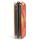 Red 53 Absorbed Watercolor Texture iPhone 6/6s or 6/6s Plus 2-Piece Hybrid INK-Fuzed Case