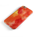 Red 53 Absorbed Watercolor Texture iPhone 6/6s or 6/6s Plus 2-Piece Hybrid INK-Fuzed Case
