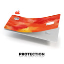 Red 53 Absorbed Watercolor Texture - Premium Protective Decal Skin-Kit for the Apple Credit Card