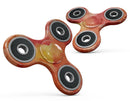 Red 53 Absorbed Watercolor Texture Full-Body Fidget Spinner Skin-Kit
