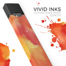 Red 53 Absorbed Watercolor Texture - Premium Decal Protective Skin-Wrap Sticker compatible with the Juul Labs vaping device