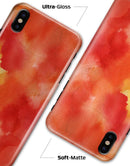 Red 53 Absorbed Watercolor Texture - iPhone X Clipit Case