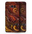 Red Acrylic Swirl - Samsung Galaxy S8 Full-Body Skin Kit