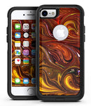 Red 53 Absorbed Watercolor Texture - iPhone 7 or 7 Plus Commuter Case Skin Kit