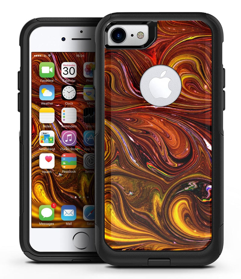 Red Acrylic Swirl - iPhone 7 or 8 OtterBox Case & Skin Kits