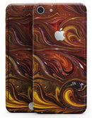 Red Acrylic Swirl - Skin-kit for the iPhone 8 or 8 Plus