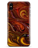 Red Acrylic Swirl - iPhone X Clipit Case