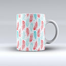 The-Red-&-Blue-Feather-Pattern-ink-fuzed-Ceramic-Coffee-Mug