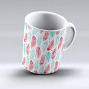 The-Red-&-Blue-Feather-Pattern-ink-fuzed-Ceramic-Coffee-Mug