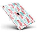 Red & Blue Feather Pattern - iPad Pro 97 - View 1.jpg