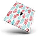 Red & Blue Feather Pattern - iPad Pro 97 - View 2.jpg