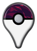 Red Chiseled Geometric Shapes Pokémon GO Plus Vinyl Protective Decal Skin Kit