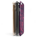 Red Chiseled Geometric Shapes iPhone 6/6s or 6/6s Plus 2-Piece Hybrid INK-Fuzed Case