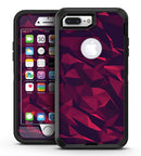 Red Chiseled Geometric Shapes - iPhone 7 Plus/8 Plus OtterBox Case & Skin Kits
