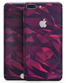 Red Chiseled Geometric Shapes - Skin-kit for the iPhone 8 or 8 Plus