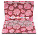Red Floral Succulents - MacBook Air Skin Kit