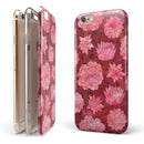 Red Floral Succulents iPhone 6/6s or 6/6s Plus 2-Piece Hybrid INK-Fuzed Case