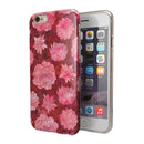 Red Floral Succulents iPhone 6/6s or 6/6s Plus 2-Piece Hybrid INK-Fuzed Case