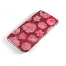 Red Floral Succulents iPhone 6/6s or 6/6s Plus 2-Piece Hybrid INK-Fuzed Case