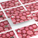 Red Floral Succulents - Premium Protective Decal Skin-Kit for the Apple Credit Card