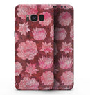 Red Floral Succulents - Samsung Galaxy S8 Full-Body Skin Kit