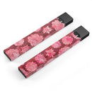 Red Floral Succulents - Premium Decal Protective Skin-Wrap Sticker compatible with the Juul Labs vaping device