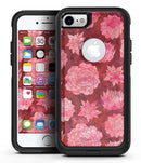 Red Floral Succulents - iPhone 7 or 7 Plus Commuter Case Skin Kit