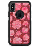 Red Floral Succulents - iPhone X OtterBox Case & Skin Kits