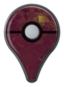 Red Geometric V13 Pokémon GO Plus Vinyl Protective Decal Skin Kit