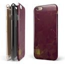 Red Geometric V13 iPhone 6/6s or 6/6s Plus 2-Piece Hybrid INK-Fuzed Case