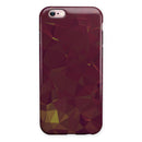 Red Geometric V13 iPhone 6/6s or 6/6s Plus 2-Piece Hybrid INK-Fuzed Case