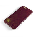 Red Geometric V13 iPhone 6/6s or 6/6s Plus 2-Piece Hybrid INK-Fuzed Case