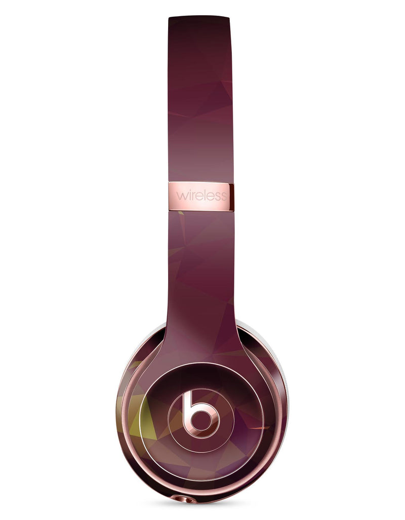 Red Geometric V13 Full-Body Skin Kit for the Beats by Dre Solo 3 Wireless Headphones