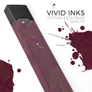 Red Geometric V13 - Premium Decal Protective Skin-Wrap Sticker compatible with the Juul Labs vaping device