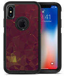 Red Geometric V13 - iPhone X OtterBox Case & Skin Kits