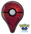 Red Geometric V2 Pokémon GO Plus Vinyl Protective Decal Skin Kit