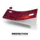 Red Geometric V2 - Premium Protective Decal Skin-Kit for the Apple Credit Card