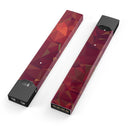 Red Geometric V2 - Premium Decal Protective Skin-Wrap Sticker compatible with the Juul Labs vaping device
